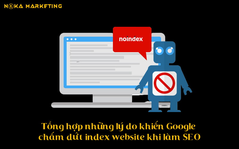 Tổng hợp những lý do khiến Google chấm dứt index website khi làm SEO